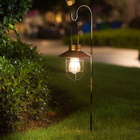 Shepherd Hook Solar Lights .